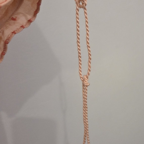 Madewell La Villa Embroidered Tie Sleeve Peasant Top in Rose Pink - Picture 5 of 6